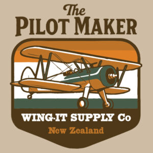 WING-IT SUPPLY Co THE PILOT MAKER TEE Design