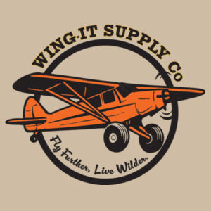 WING-IT SUPPLY Co FLY FURTHER LIVE WILDER TEE  Design