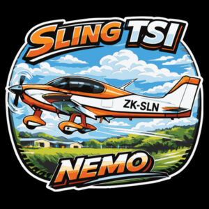 WING-IT SUPPLY Co SLING TSI "NEMO" BLACK TEE Design