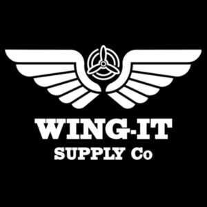 WING-IT SUPPLY Co.  Logo Tee BLACK Design