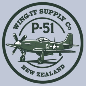 WING-IT SUPPLY Co.  P-51 MUSTANG TEE Design
