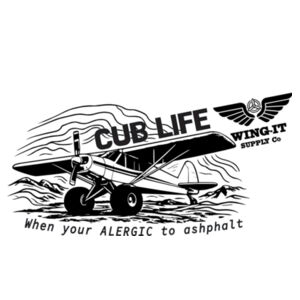 WING-IT SUPPLY CO.  CUB LIFE TEE Design