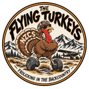 THE FLYING TURKEYS - NZCS Tee  Design