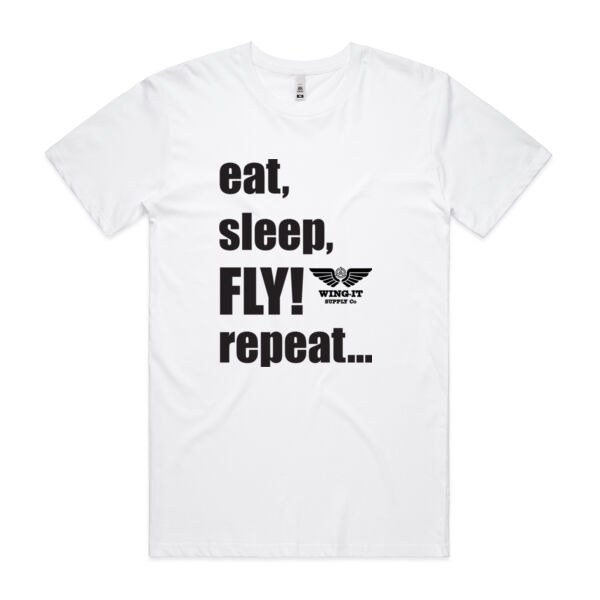 eat, sleep, FLY, repeat Tee Thumbnail