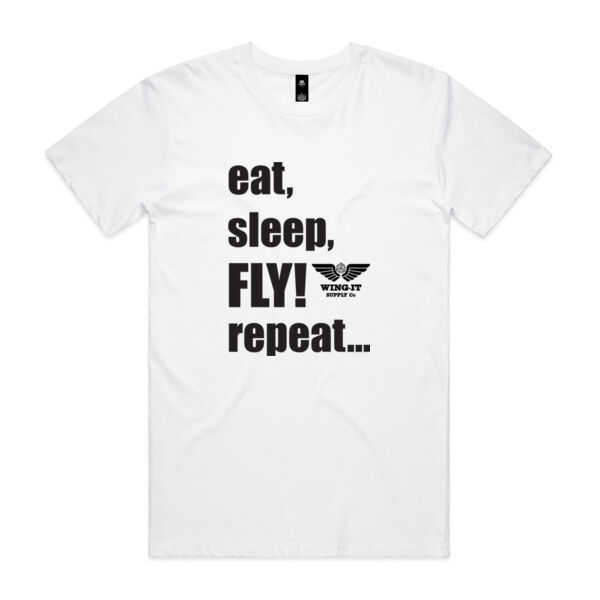 eat, sleep, FLY, repeat Tee Thumbnail